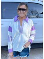 Lavender Lane Polo Top
