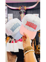 Embroidered Mama Floral Hat
