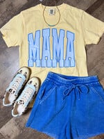 Mama Striped Graphic Tee