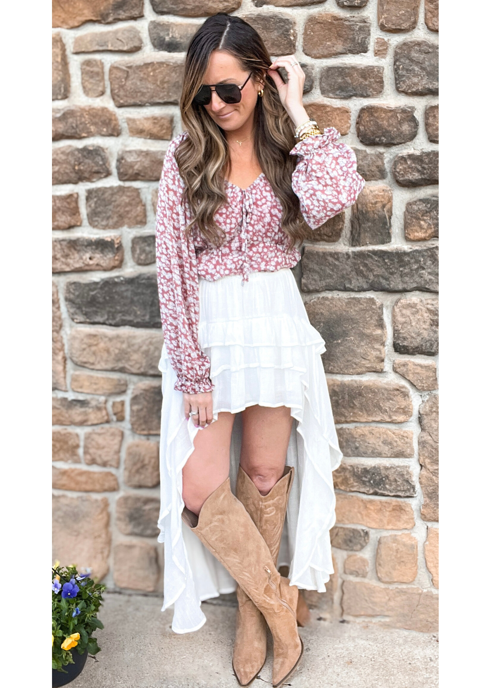 Make an Entrance High-Low Skirt