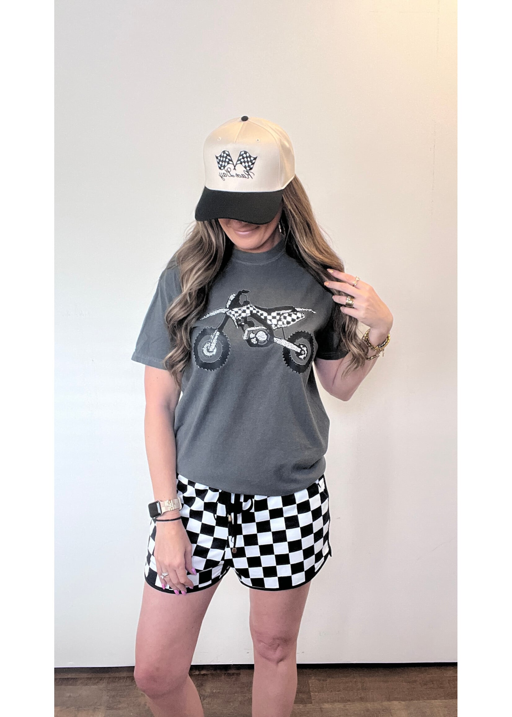 Rhinestone Rebel Dirtbike Tee