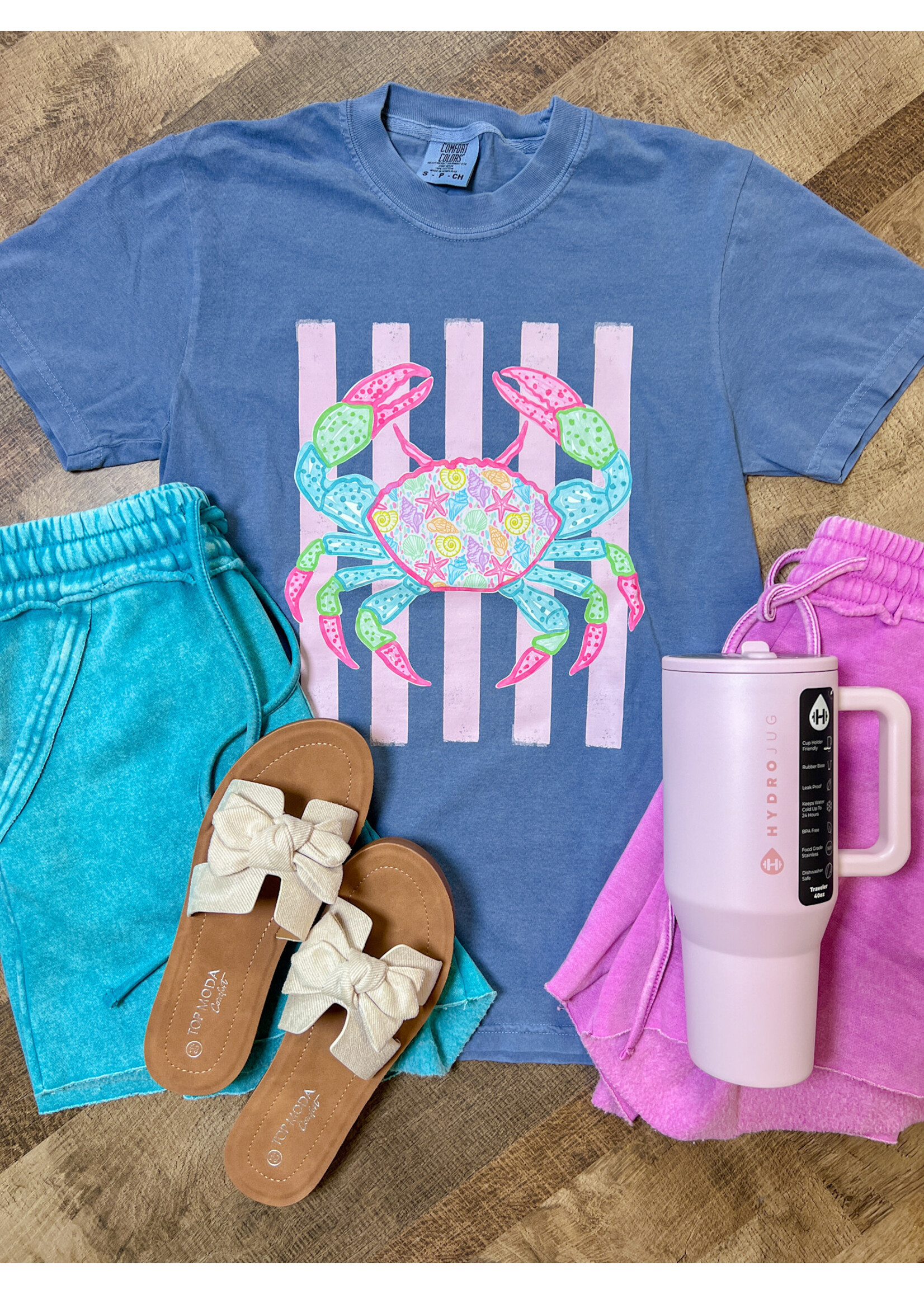 Coastal Crab Graphic Tee