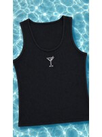 Martini Embroidered Tank