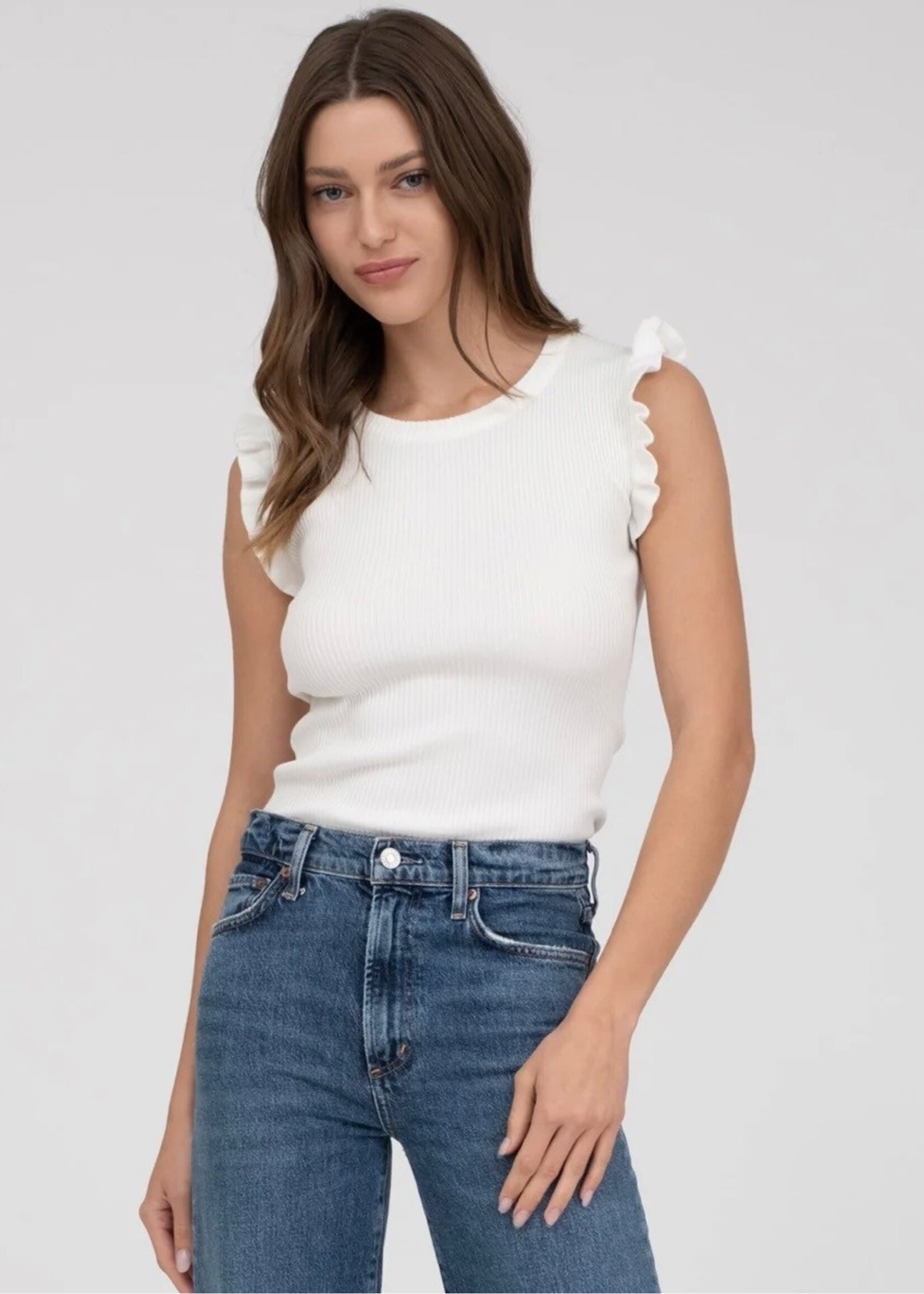 Sweet Pea Ruffle Tank
