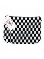 Checkered Medium Travel Pouch