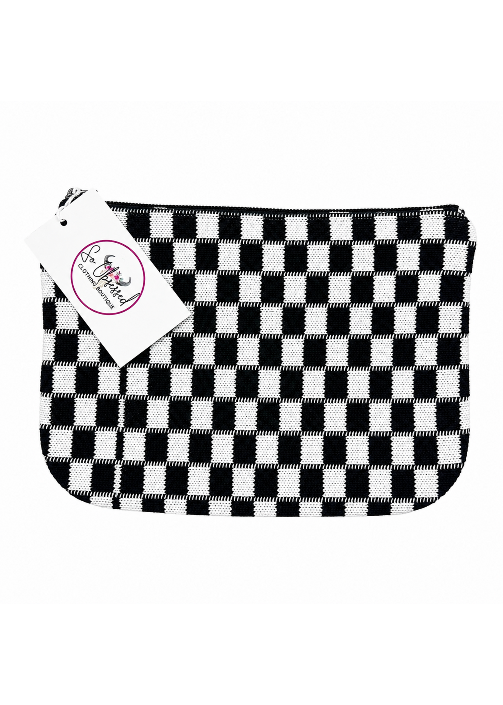 Checkered Medium Travel Pouch