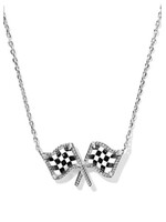 Kendra Scott Checkered Flag Necklace