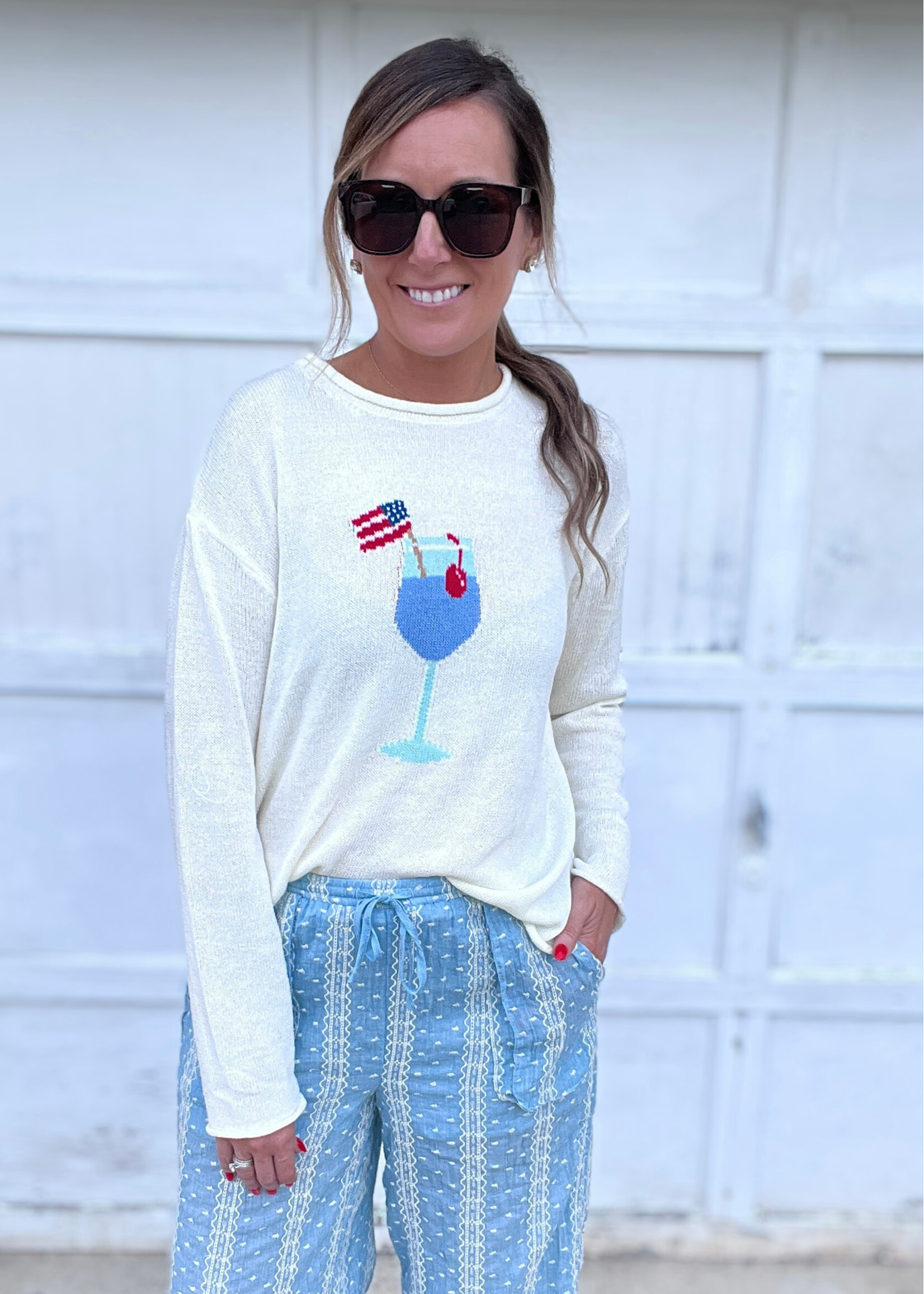 Stars, Stripes and Spirits Sweater
