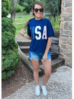 USA Mixed Media Graphic Tee