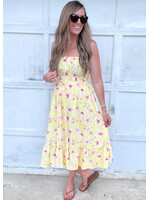 Sunlit Garden Midi Dress