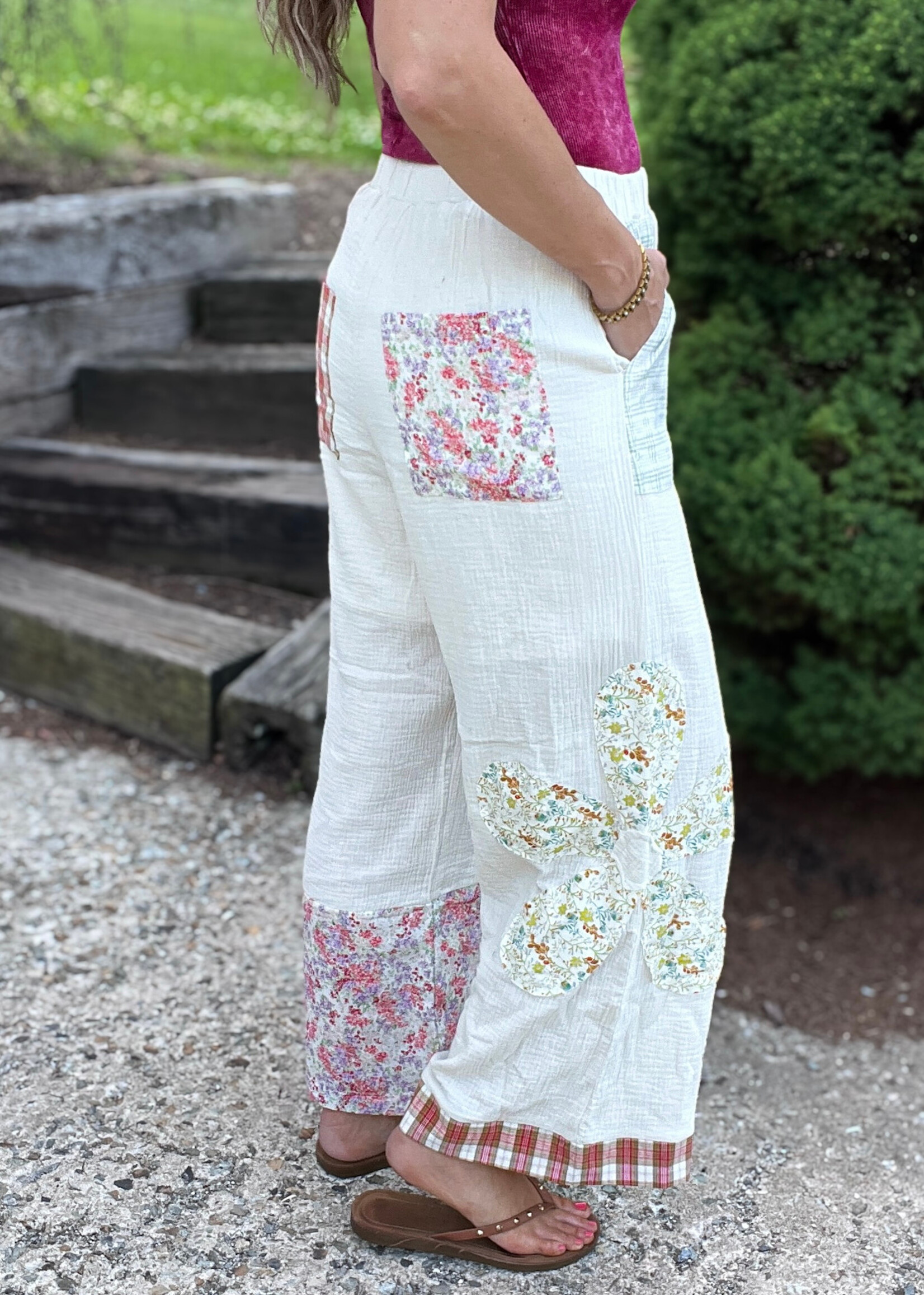 Garden Party Patchwork Pants