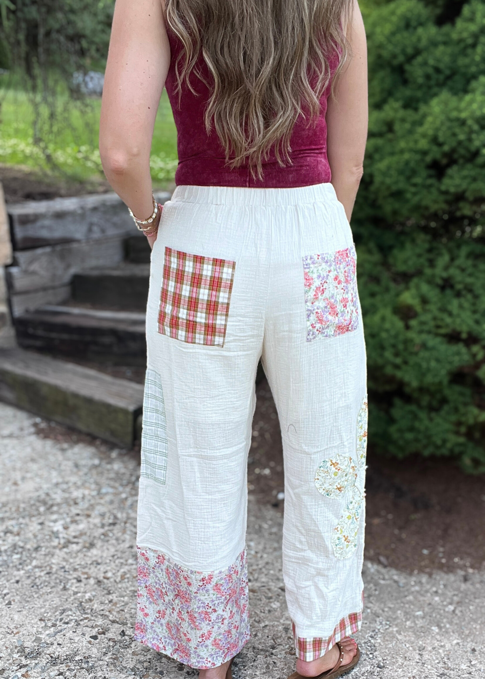 Garden Party Patchwork Pants