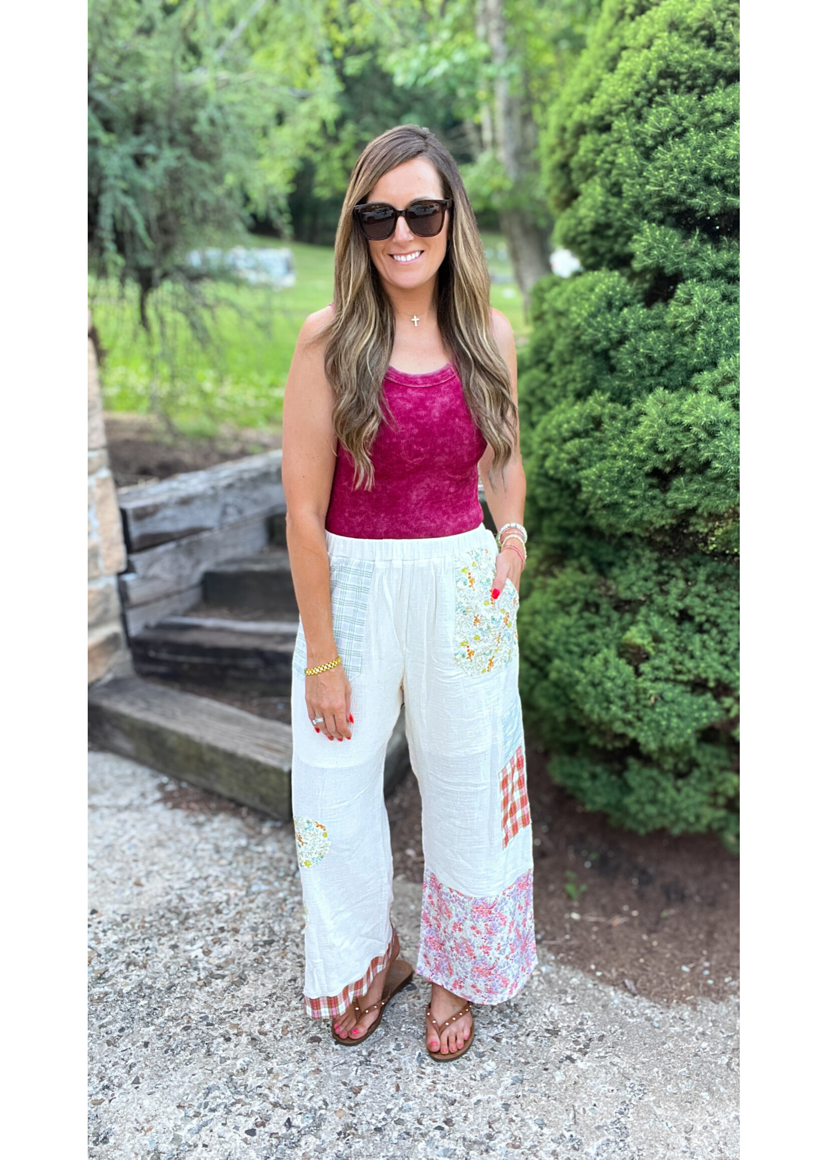 Garden Party Patchwork Pants