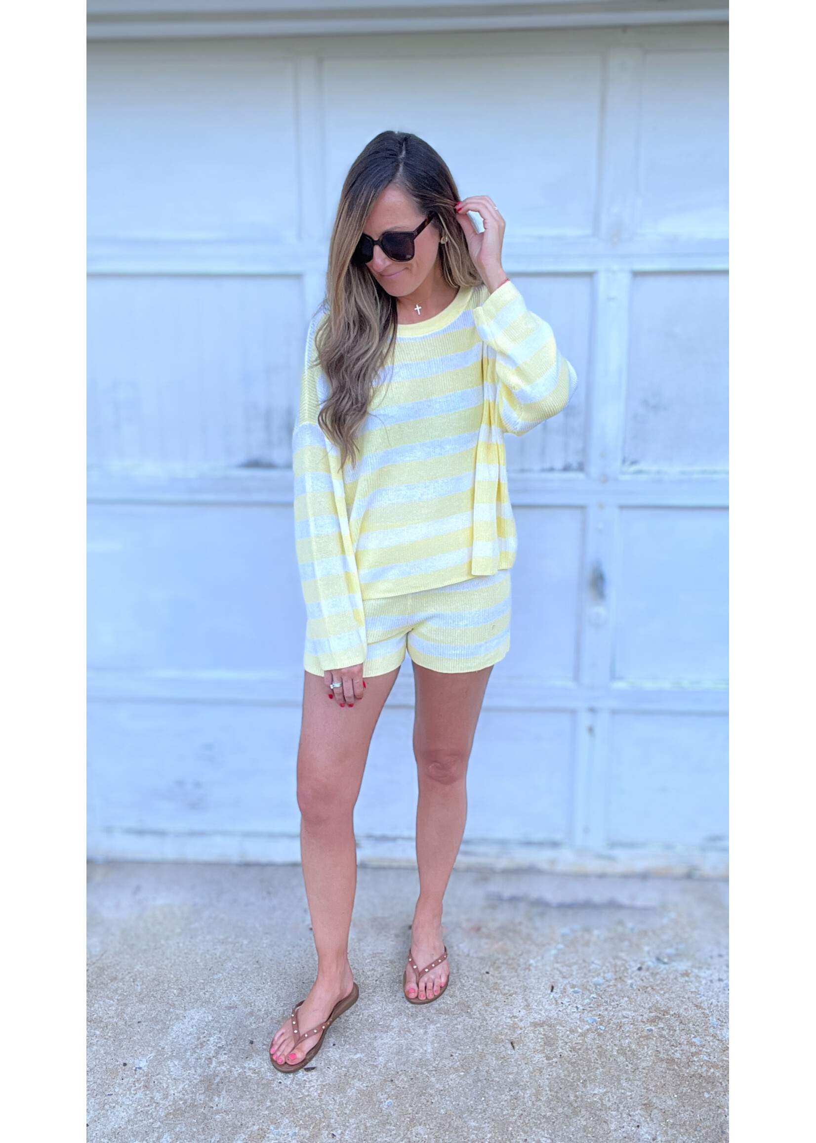 Sadie Striped Sweater Set
