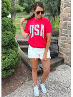 USA Daisy Graphic Tee
