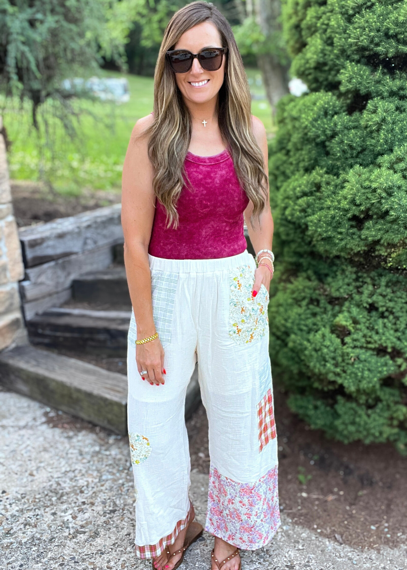 Garden Party Patchwork Pants