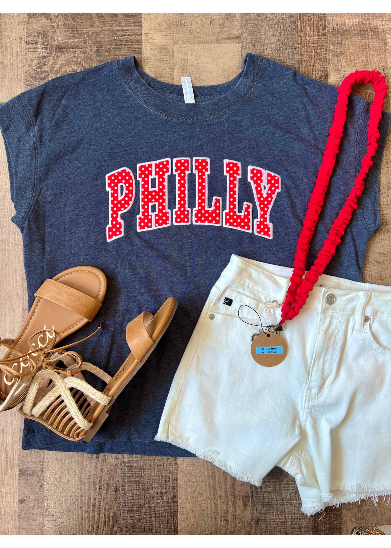 Philly Polka Dot Vintage Tee