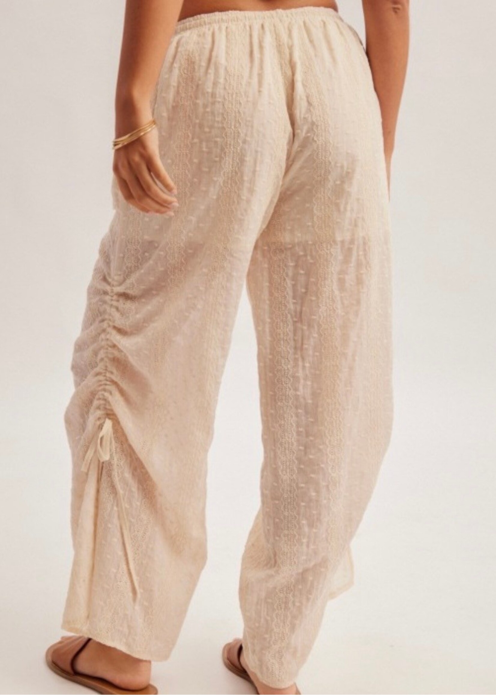 Ocean Mist Cinched Side Detail Pants