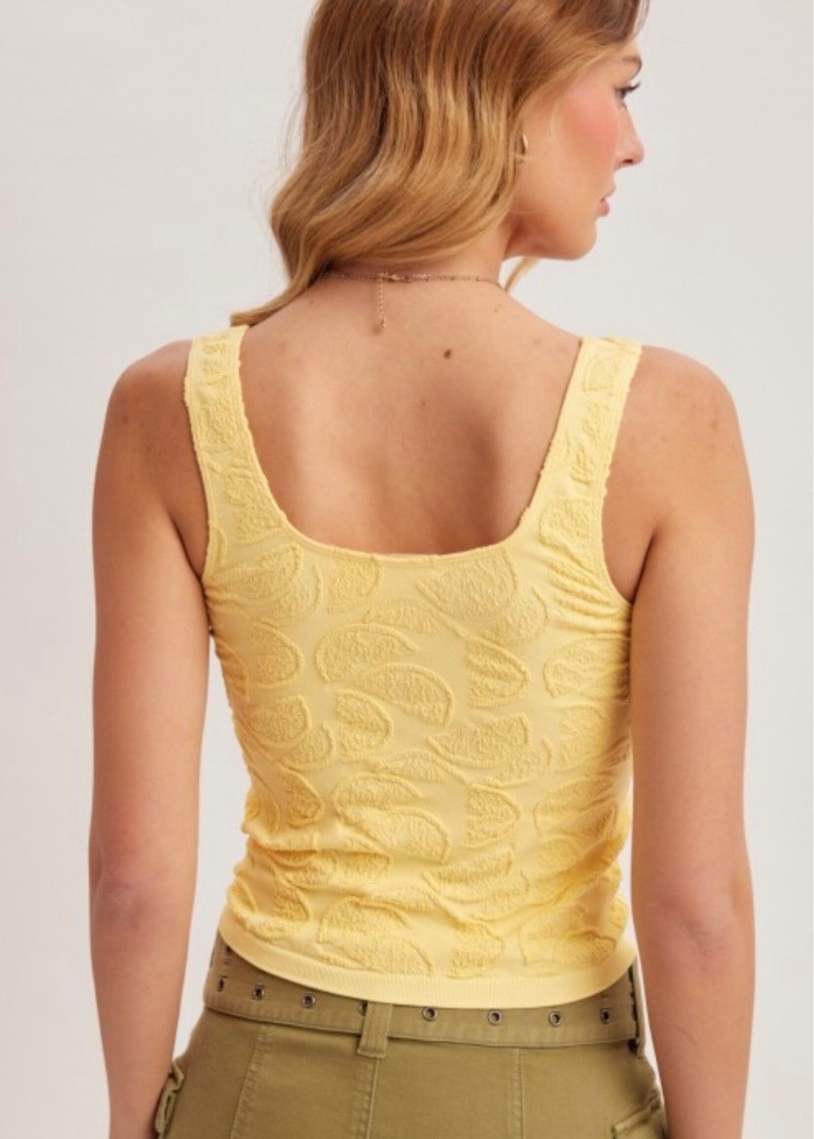 Lemon Knit Tank