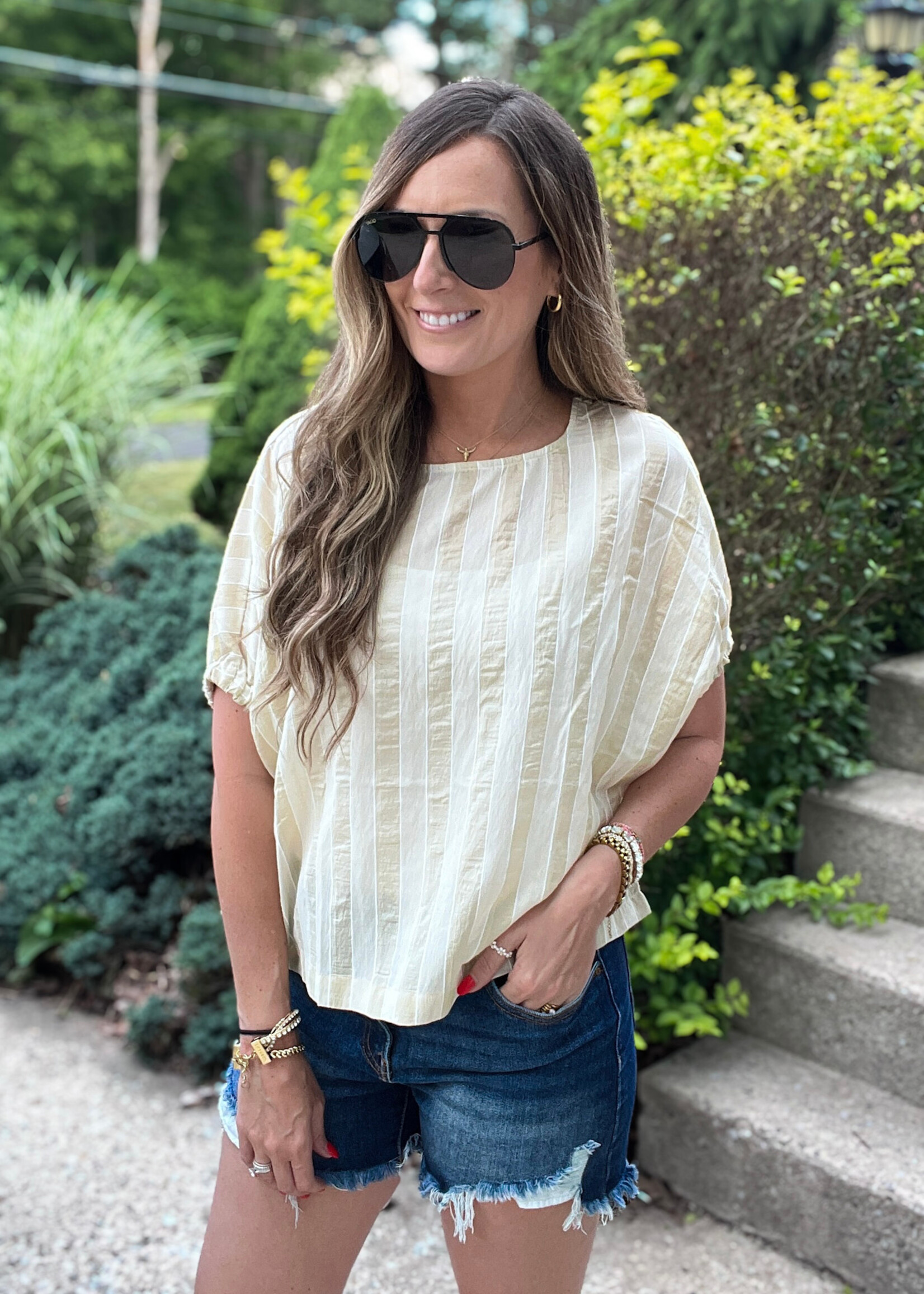Sandy Shores Striped Top