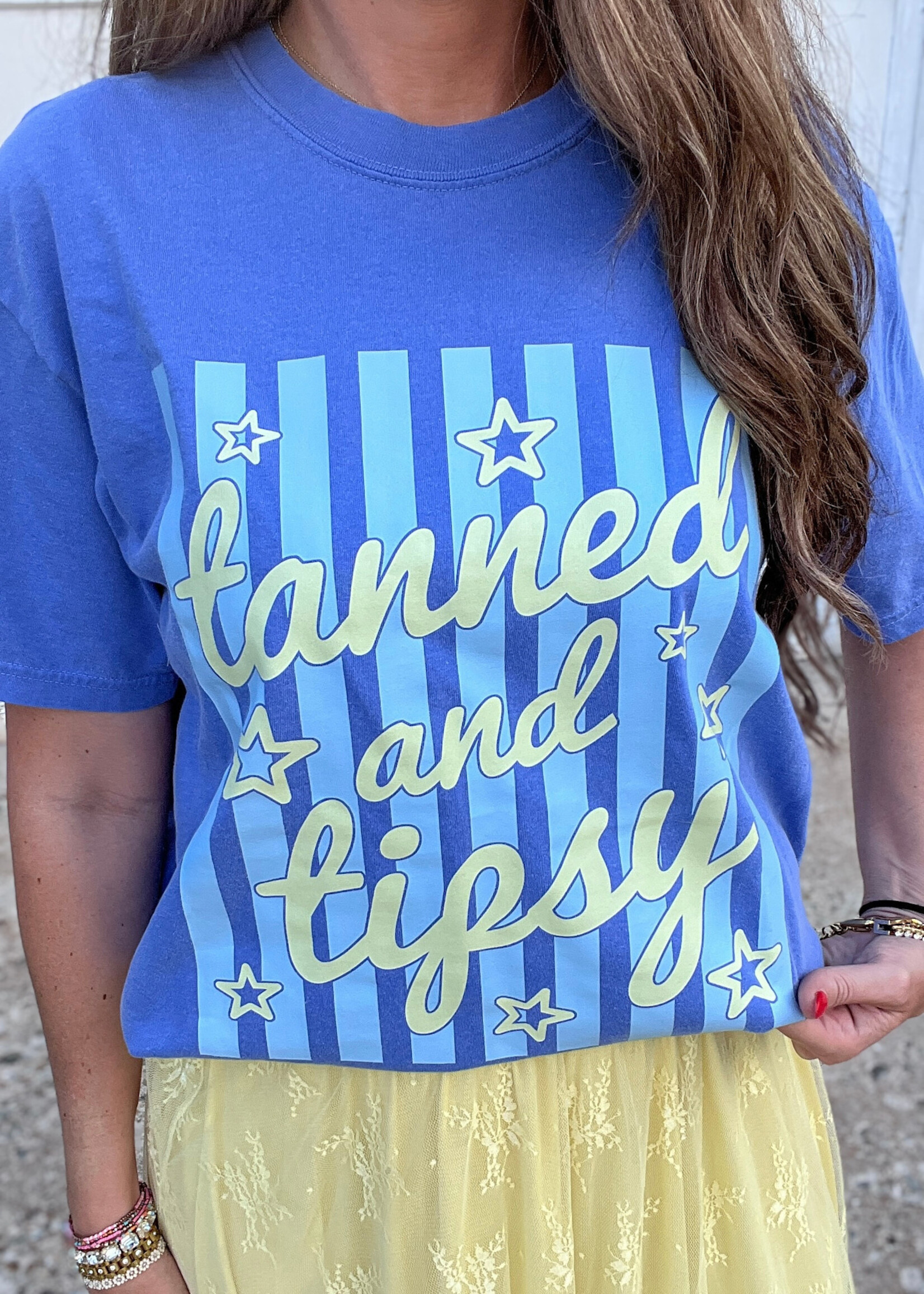 Tanned & Tipsy Graphic Tee