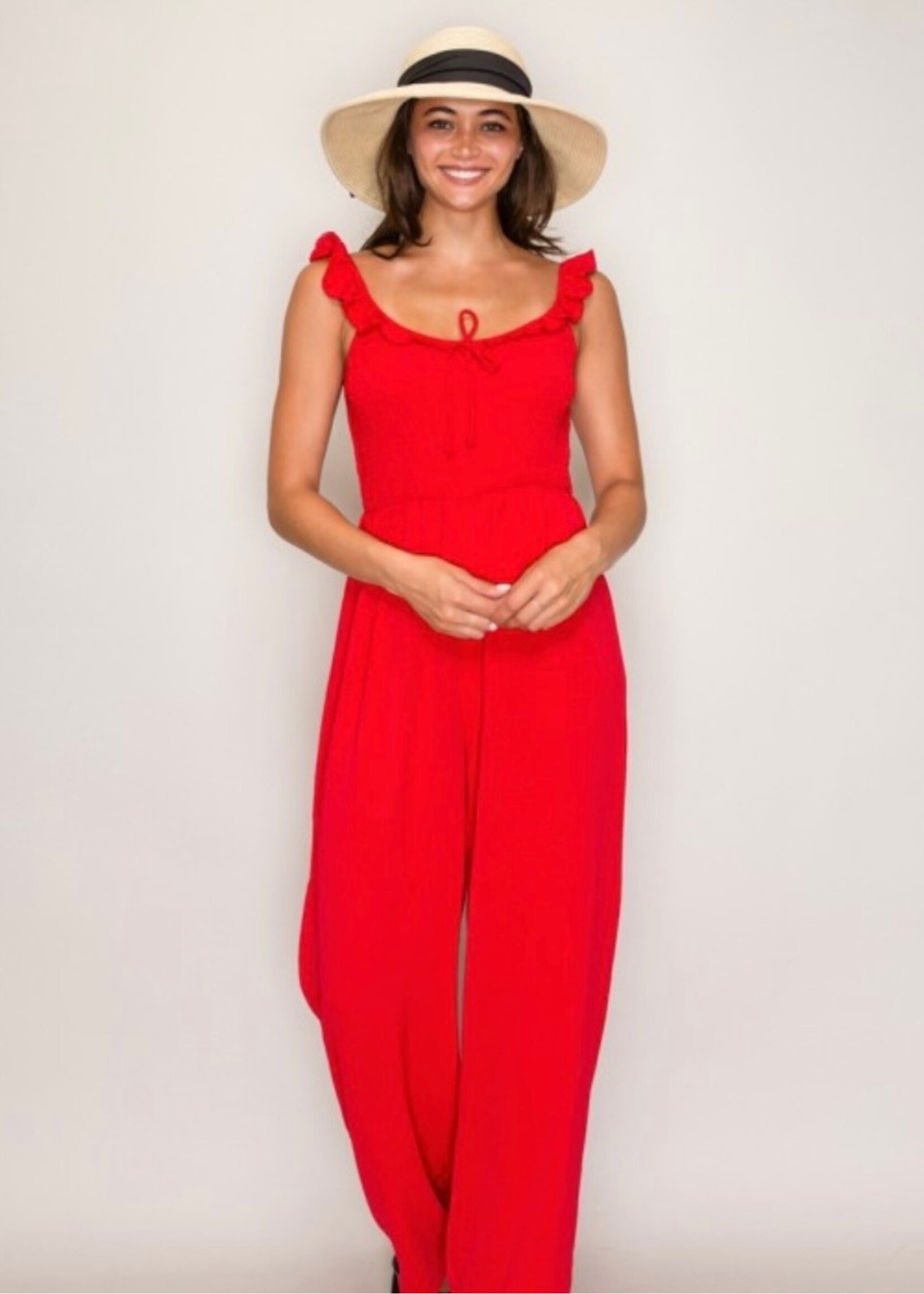 Red Hot Riviera Jumpsuit