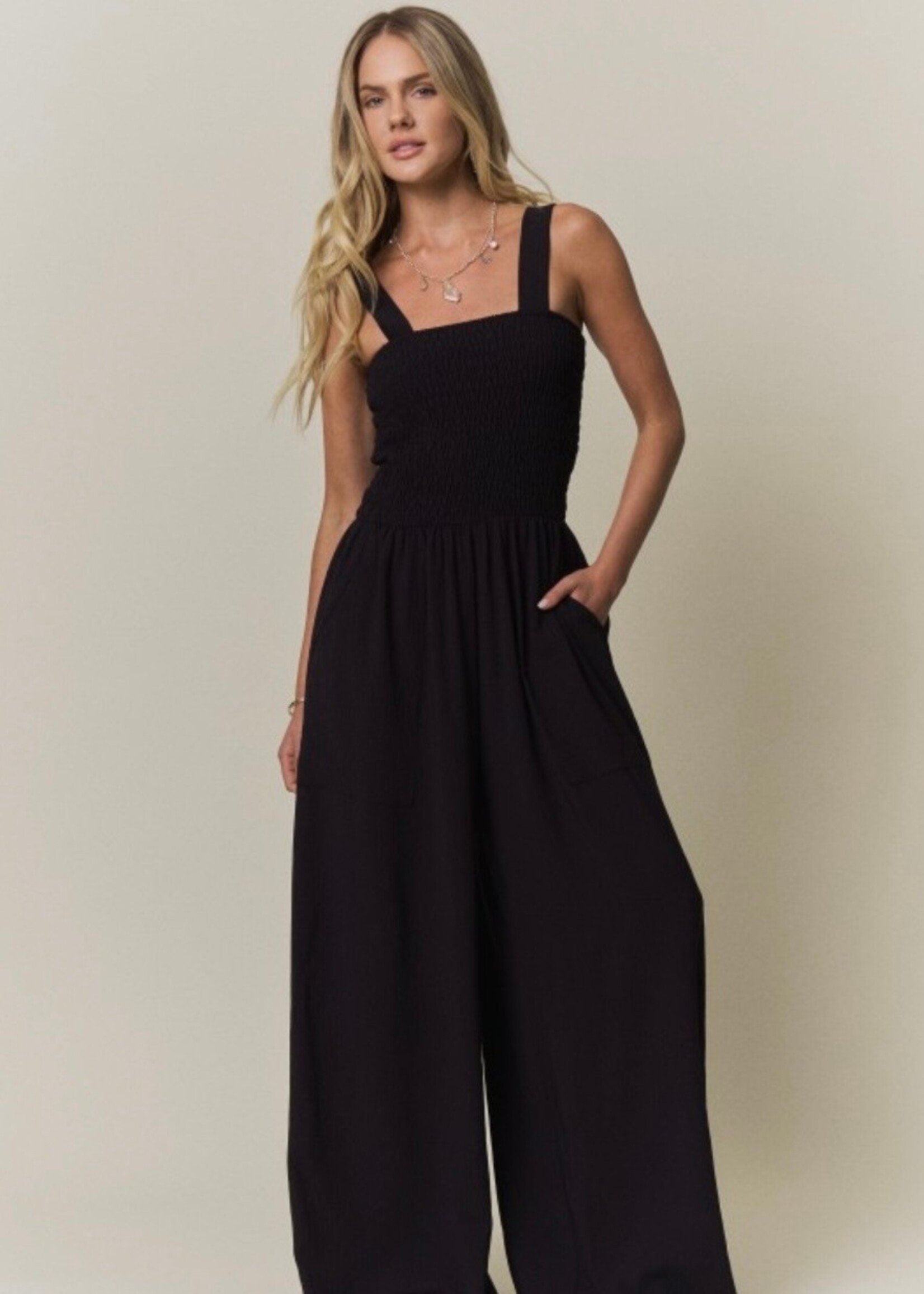 Cocktail Hour Sleeveless Jumpsuit