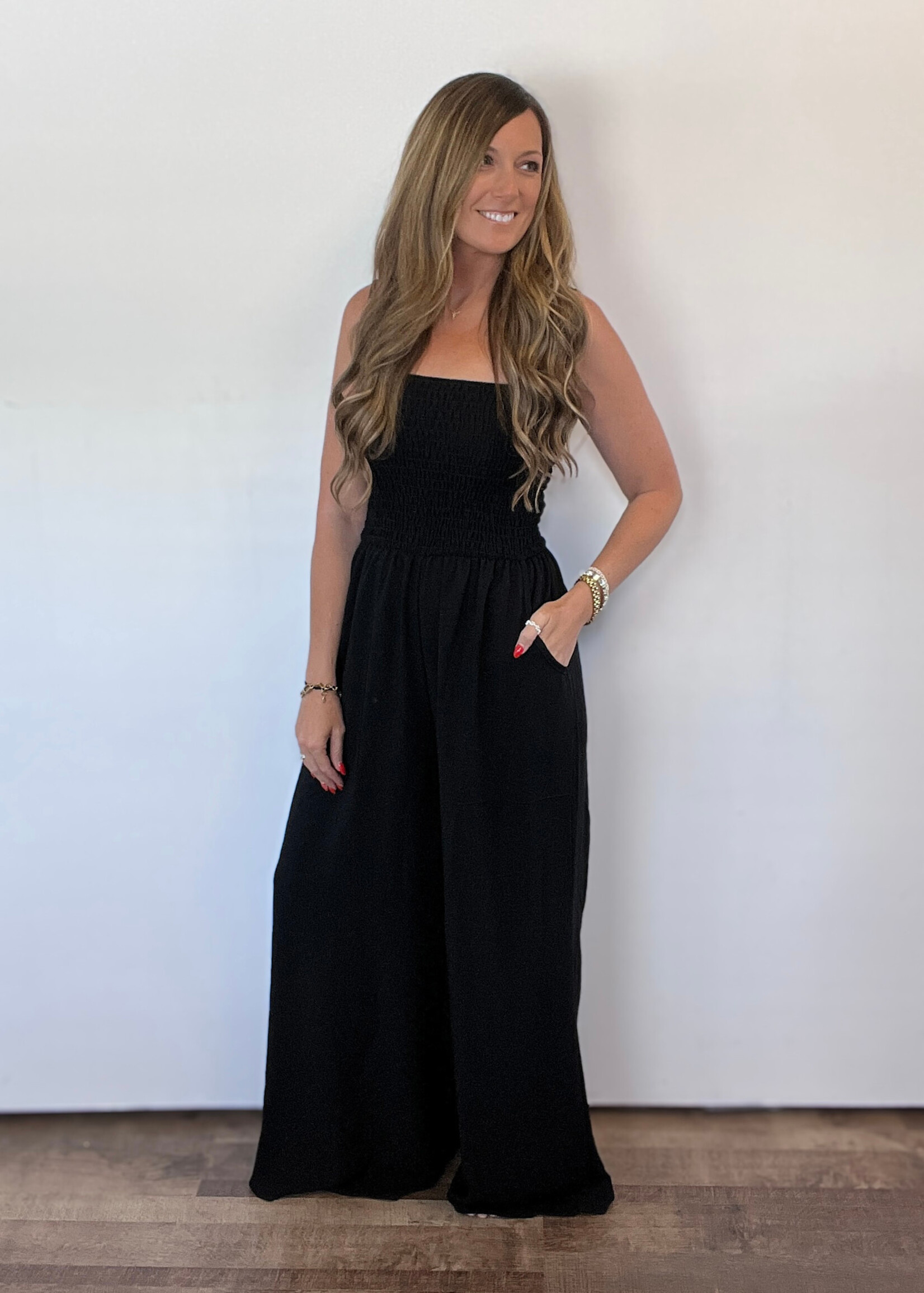 Cocktail Hour Sleeveless Jumpsuit