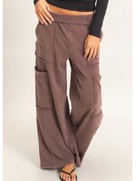 Zola Mineral Wide Leg Cargo Pants