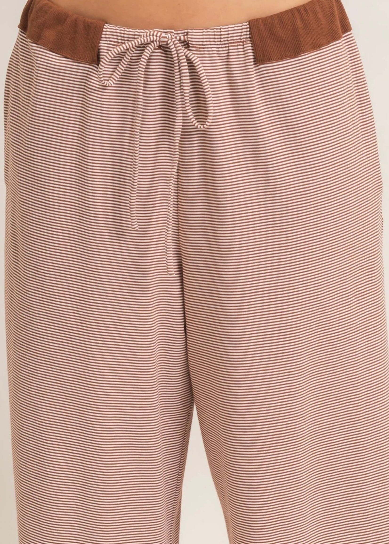 Slow Mornings Striped Pants
