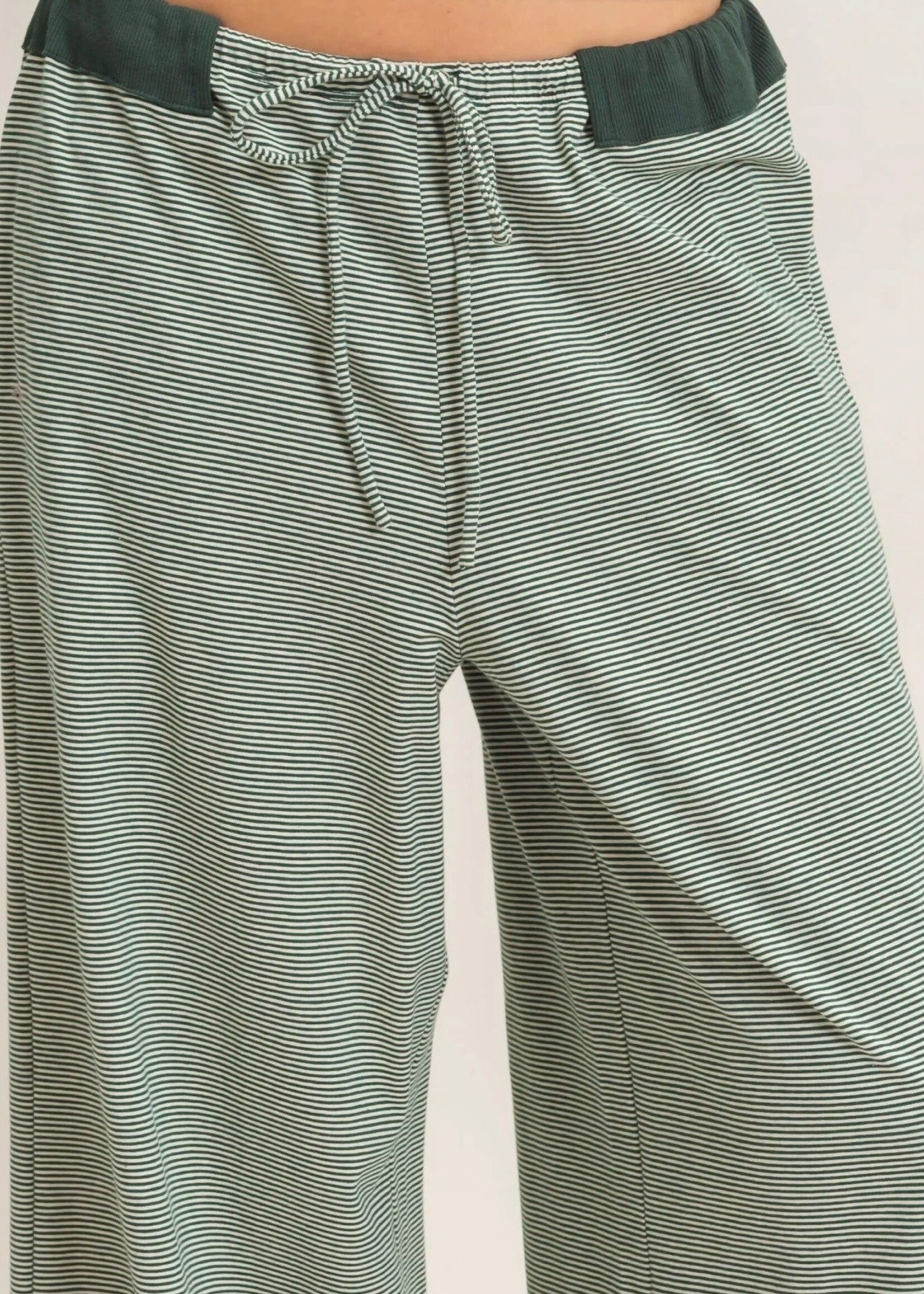 Slow Mornings Striped Pants