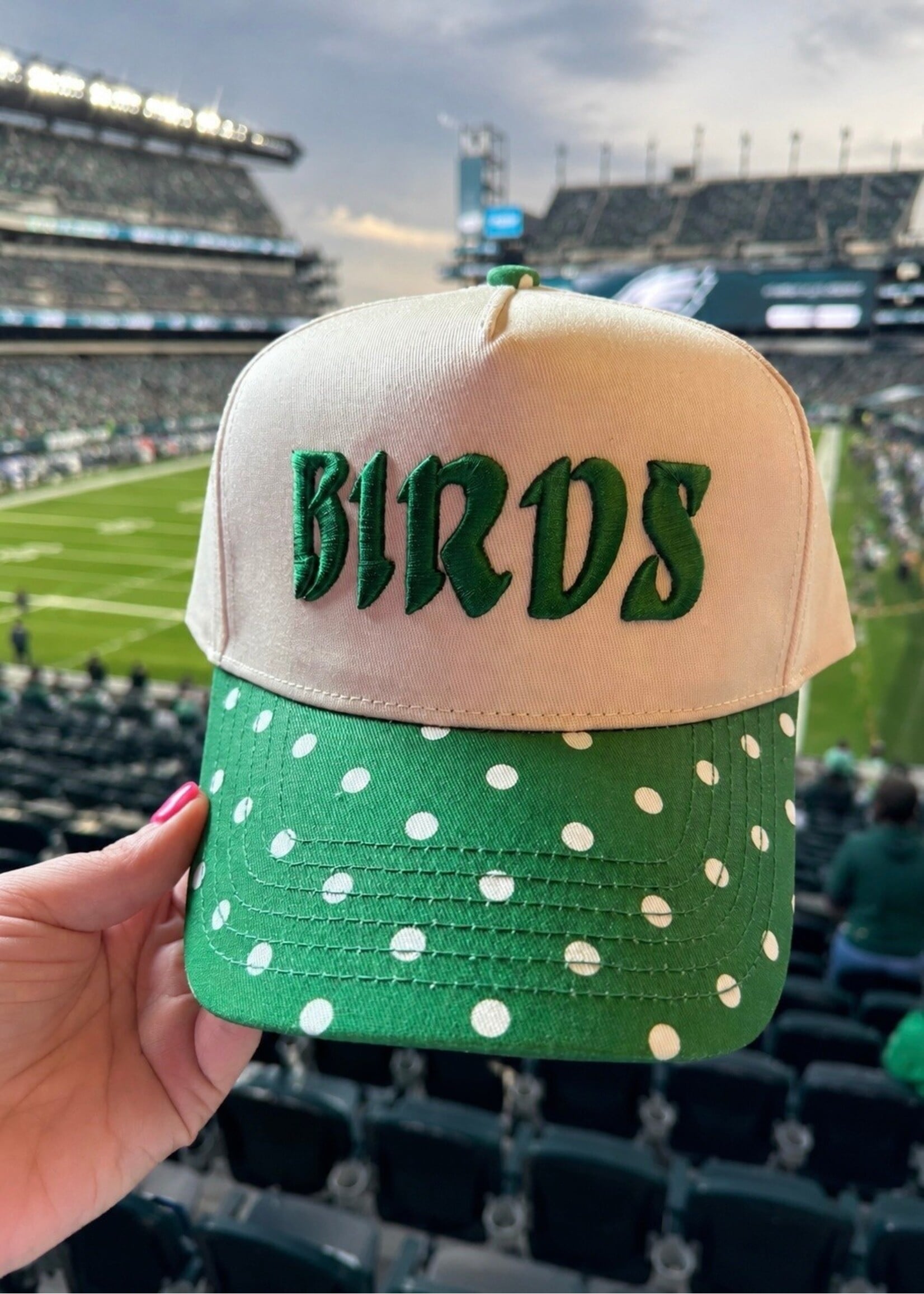 BIRDS Polka Dot Hat