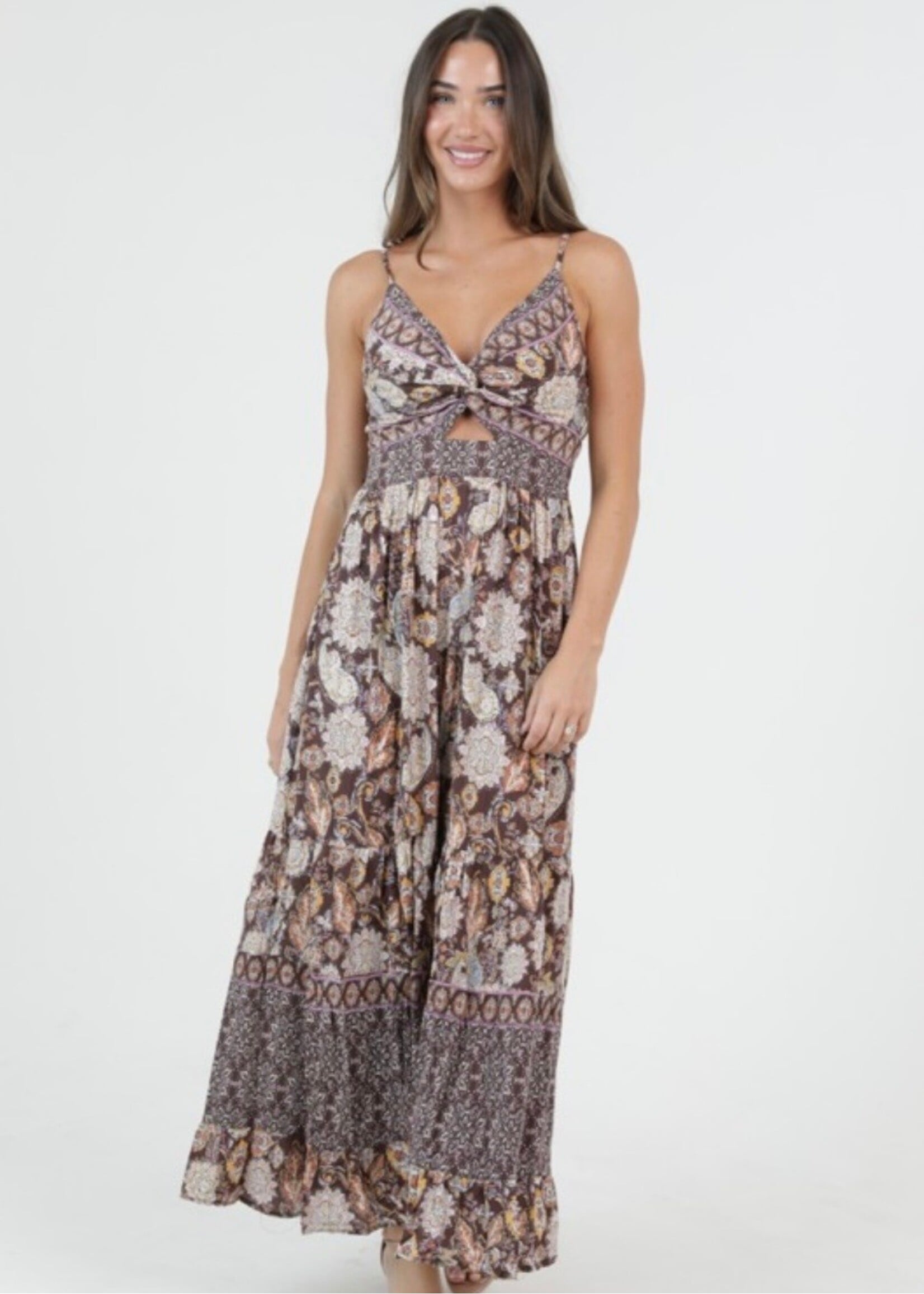 Sienna Skies Cut Out Maxi Dress