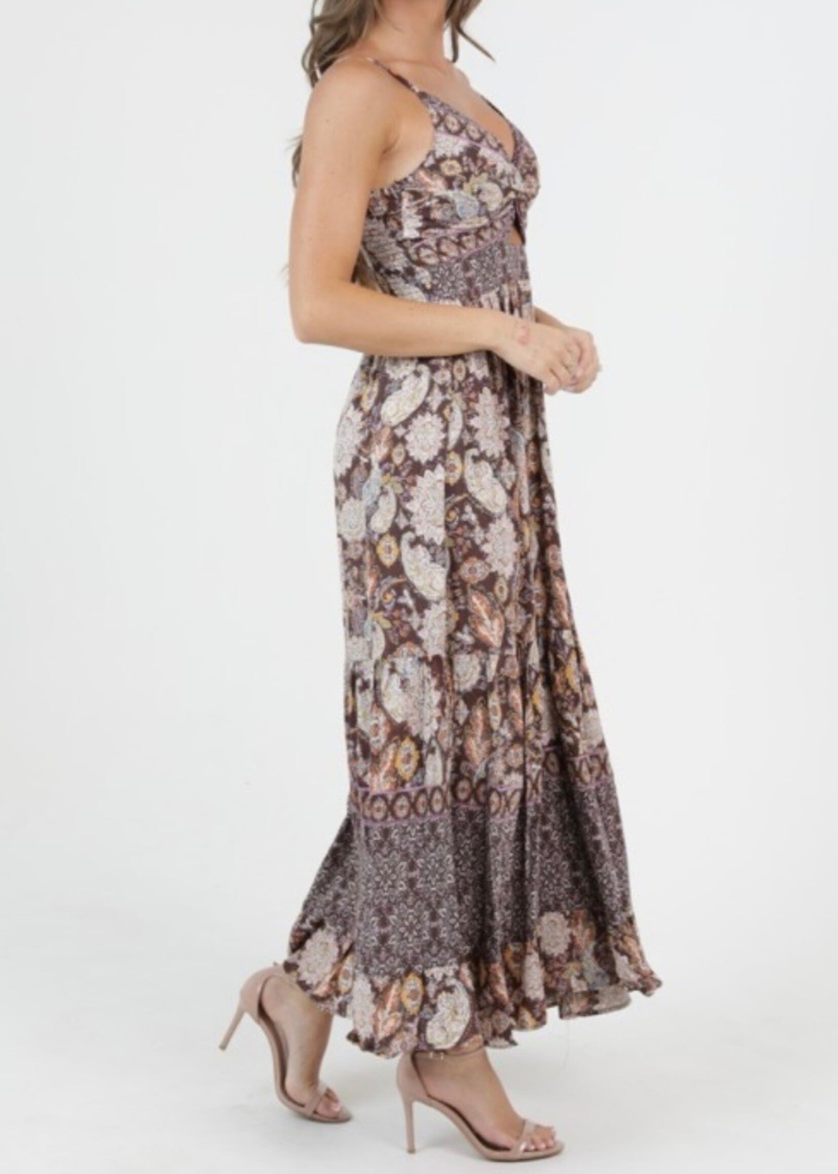 Sienna Skies Cut Out Maxi Dress