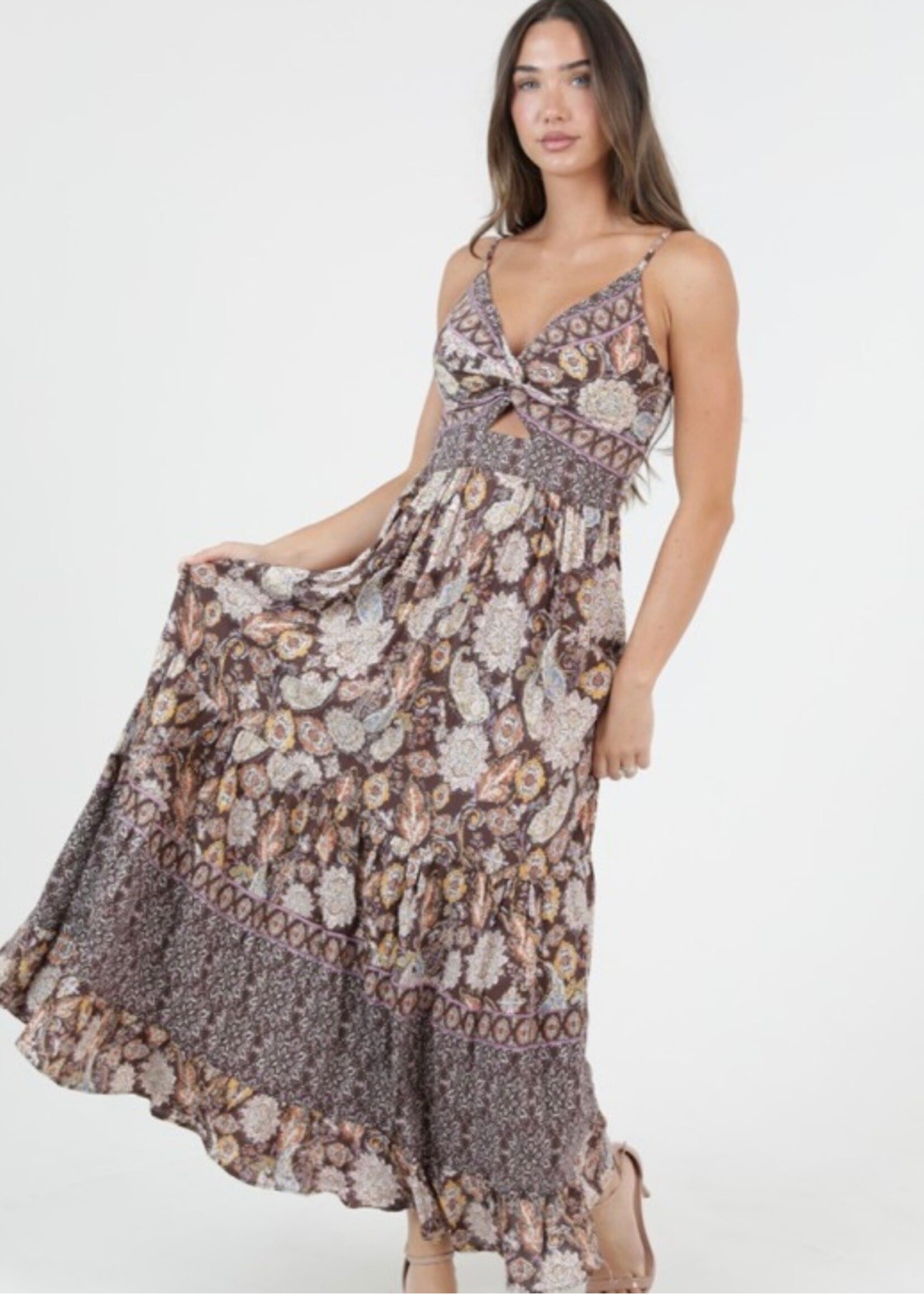 Sienna Skies Cut Out Maxi Dress