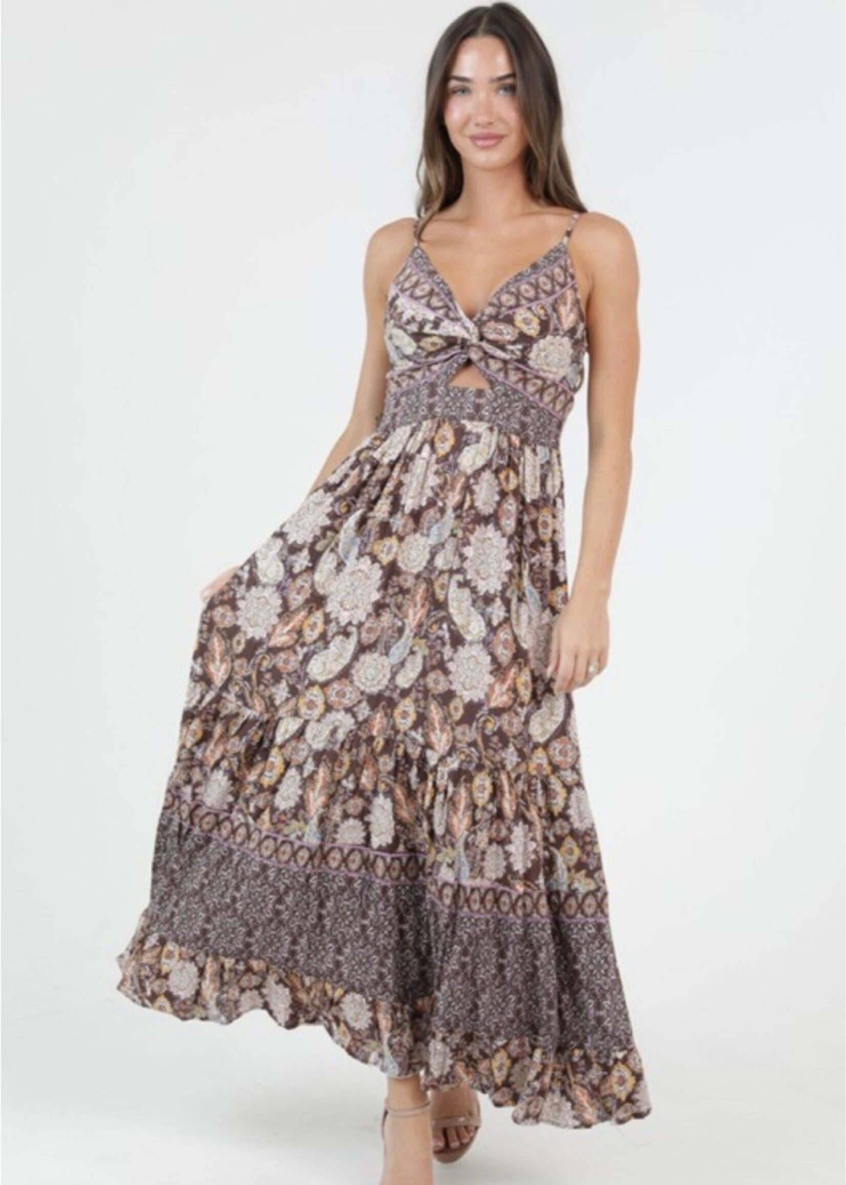 Sienna Skies Cut Out Maxi Dress
