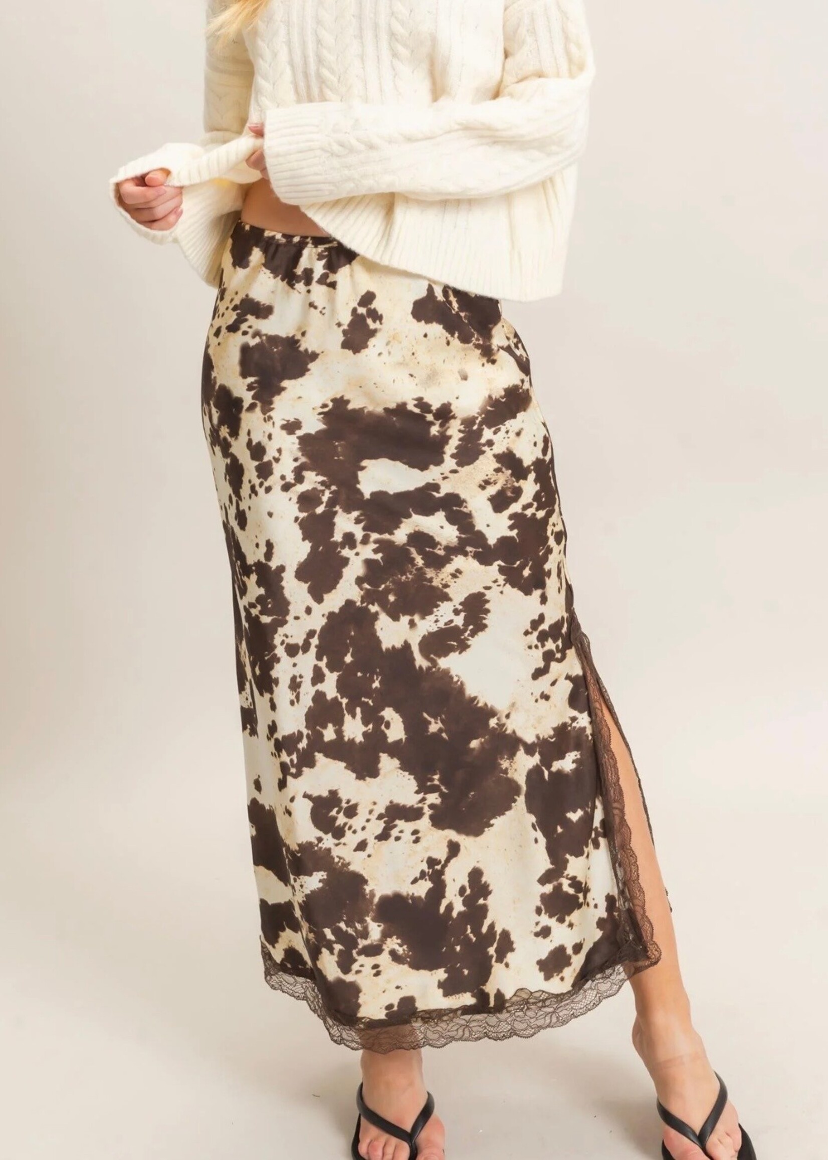 Cowgirl Crush Satin Skirt