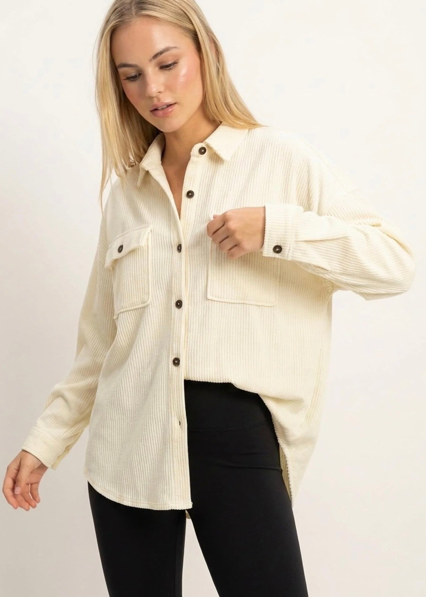Wesley Waffle Knit Shacket