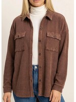 Wesley Waffle Knit Shacket