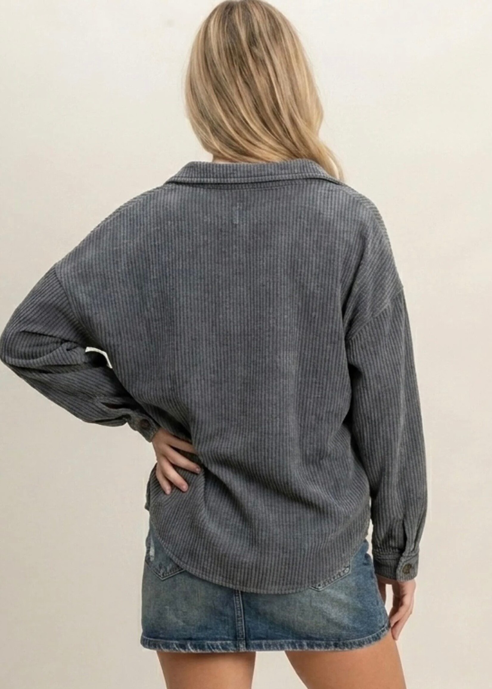 Wesley Waffle Knit Shacket