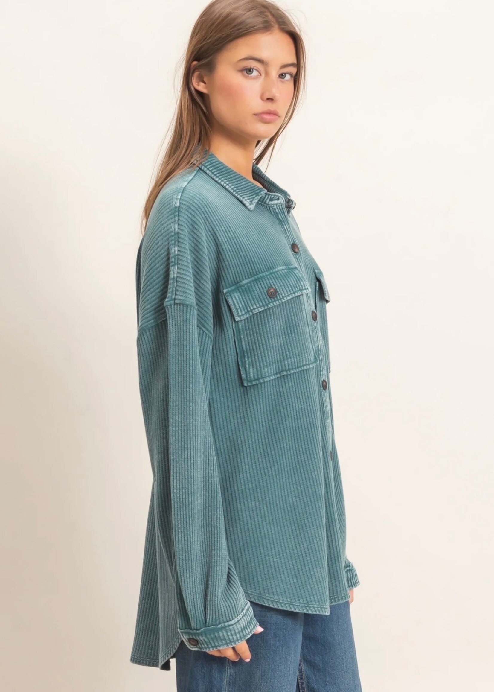 Wesley Waffle Knit Shacket