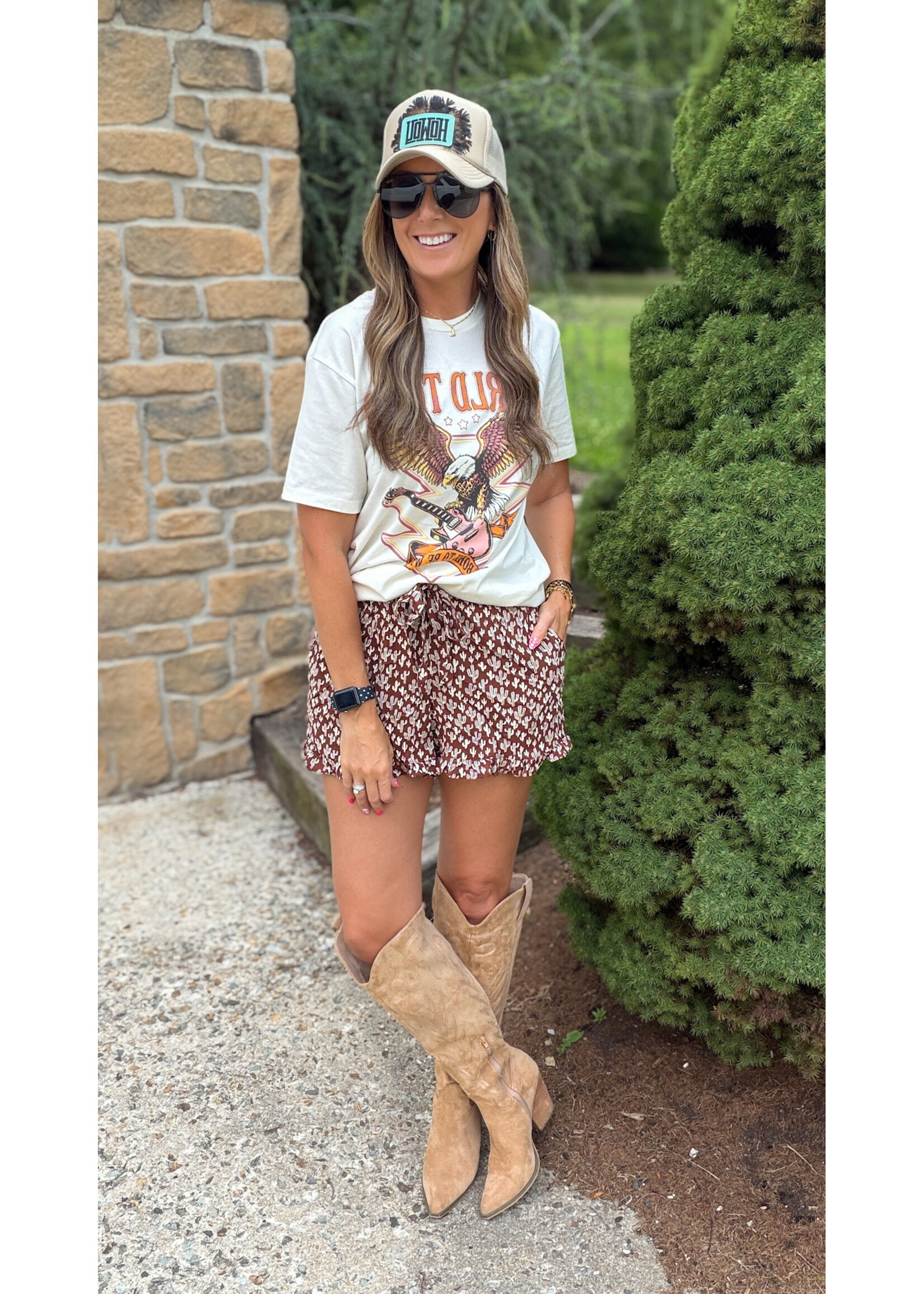 Desert Darling Cactus Shorts