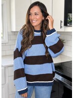 Cozy Horizons Striped Sweater