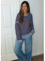 Chasing Autumn Striped Sweater