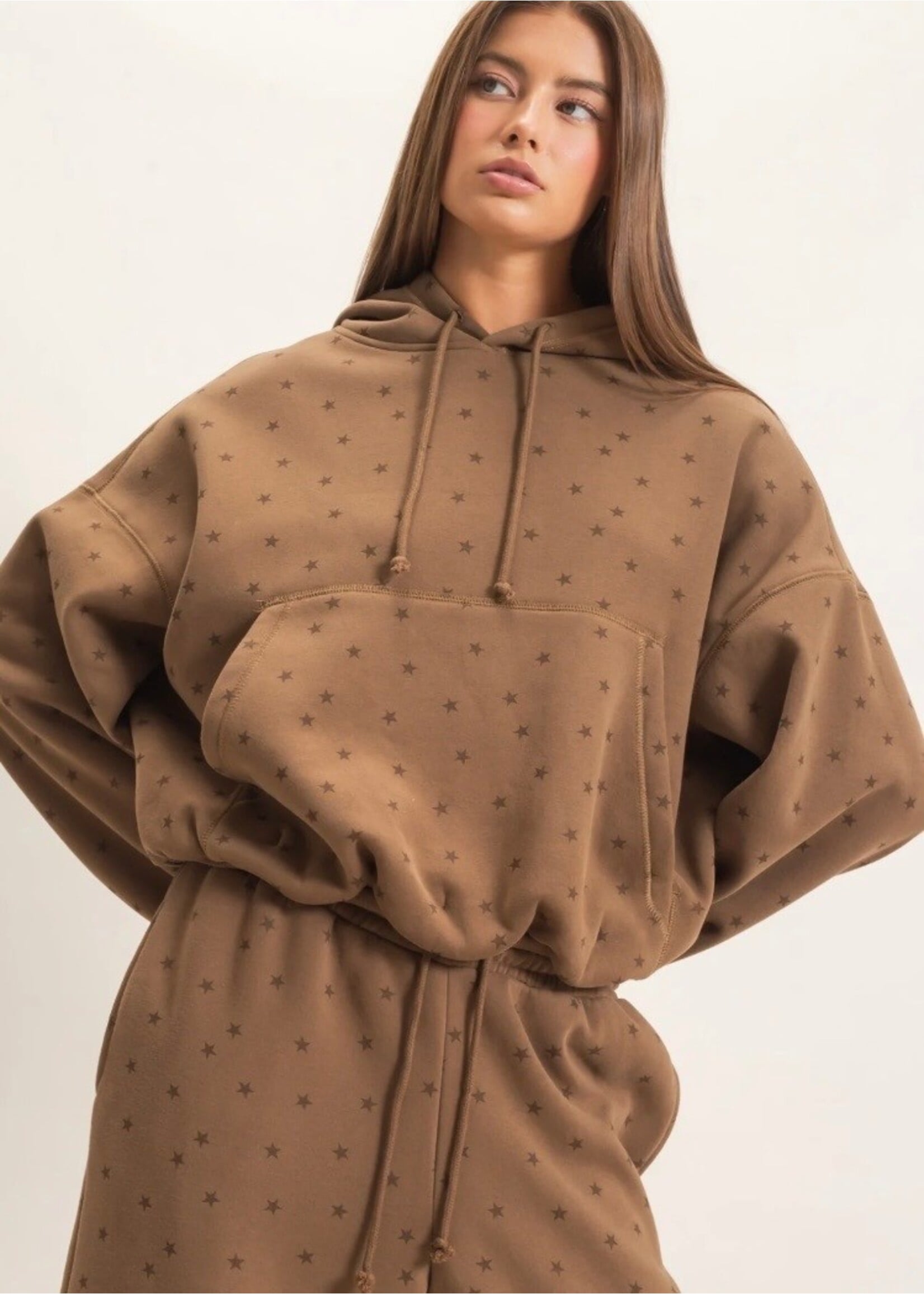 Cosmic Crush Bubble Hem Hoodie