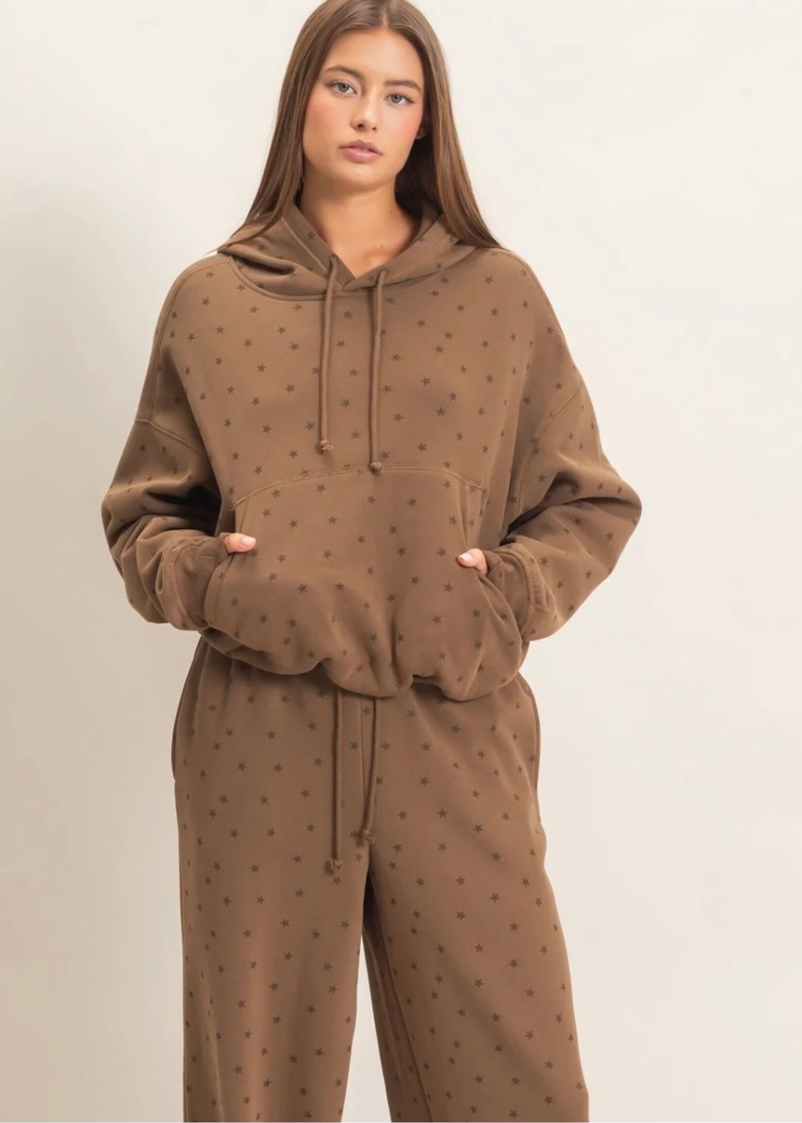 Cosmic Crush Bubble Hem Hoodie