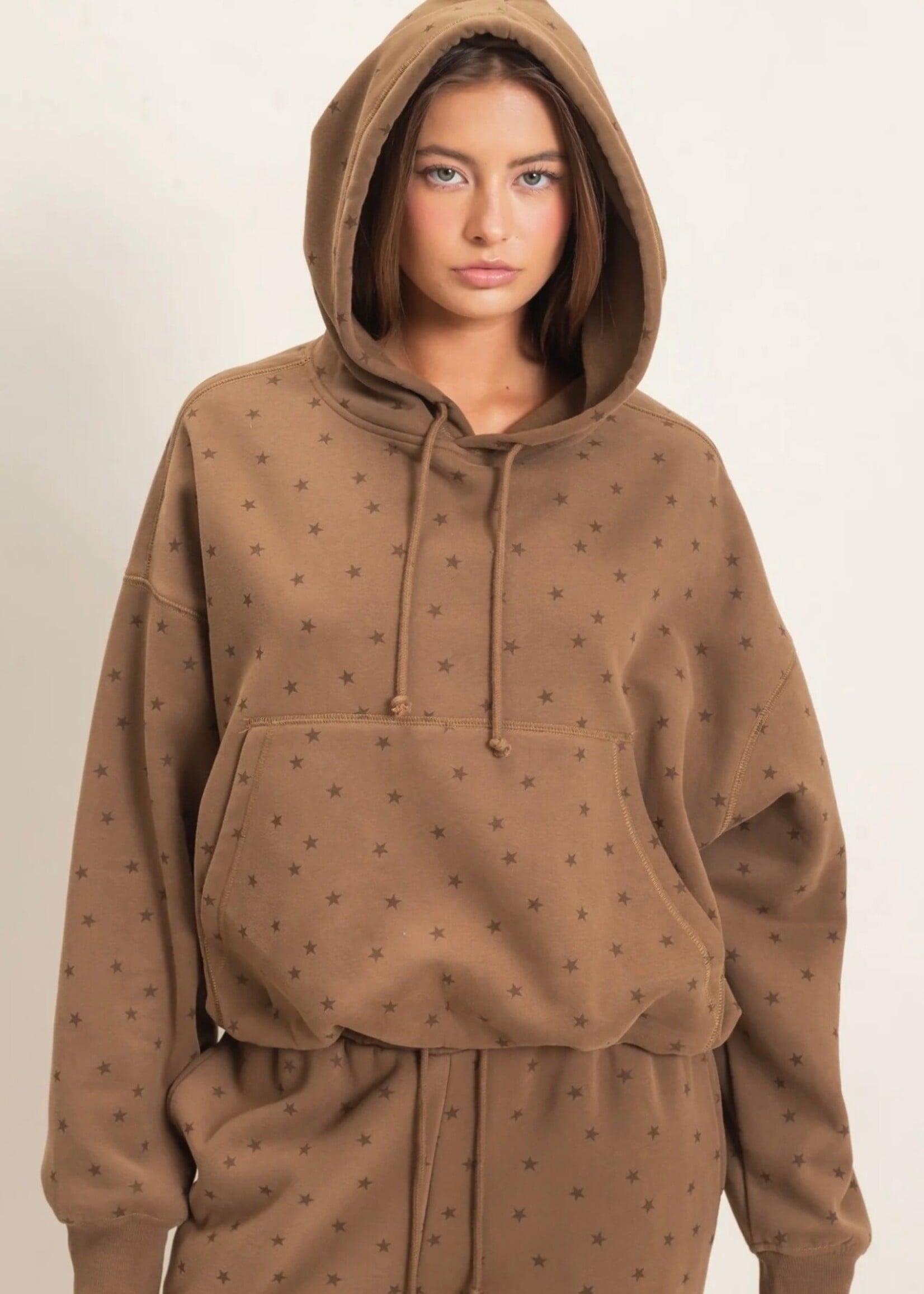 Cosmic Crush Bubble Hem Hoodie