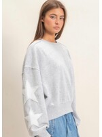Savina Star Patch Sweatshirt