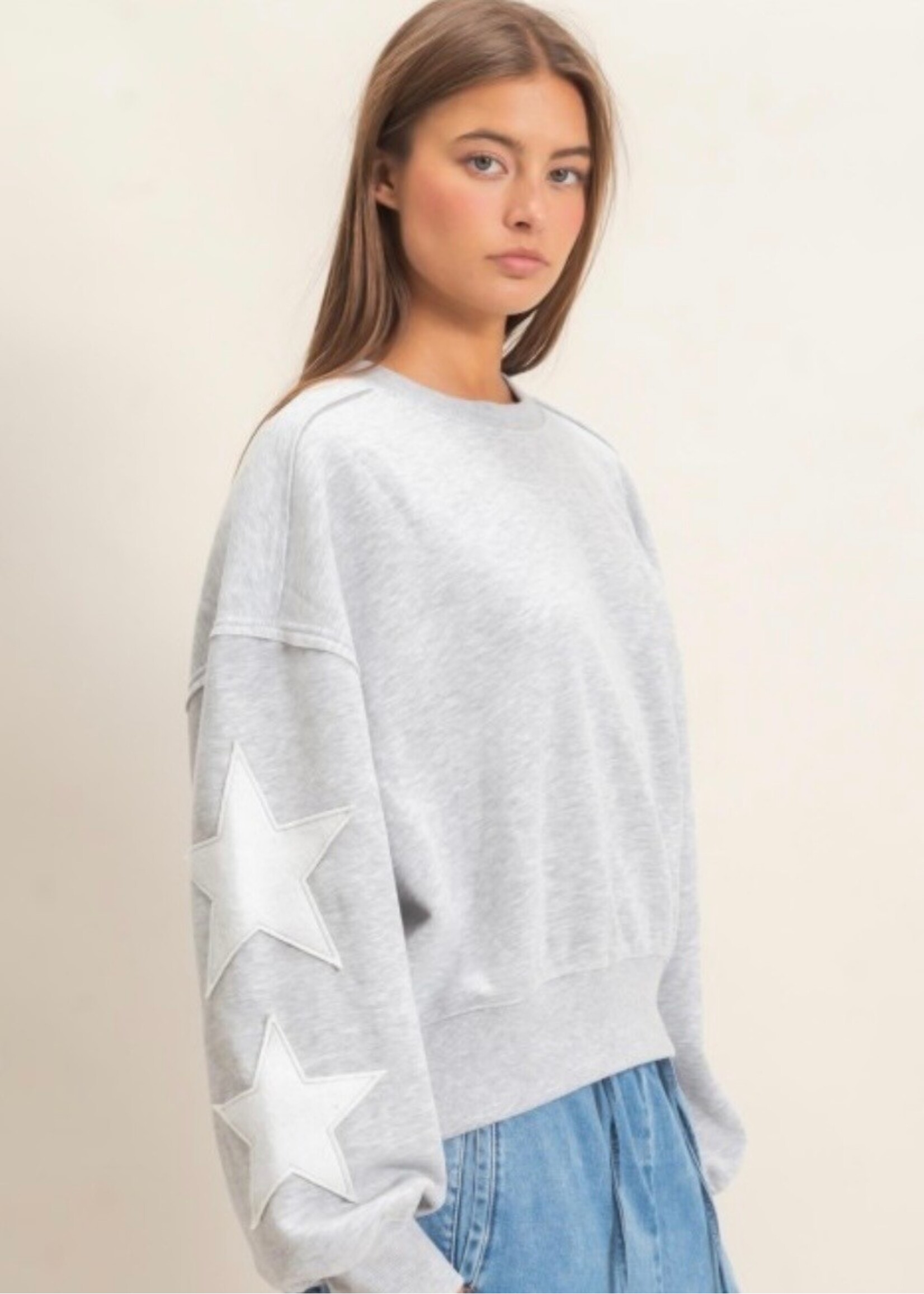 Savina Star Patch Sweatshirt