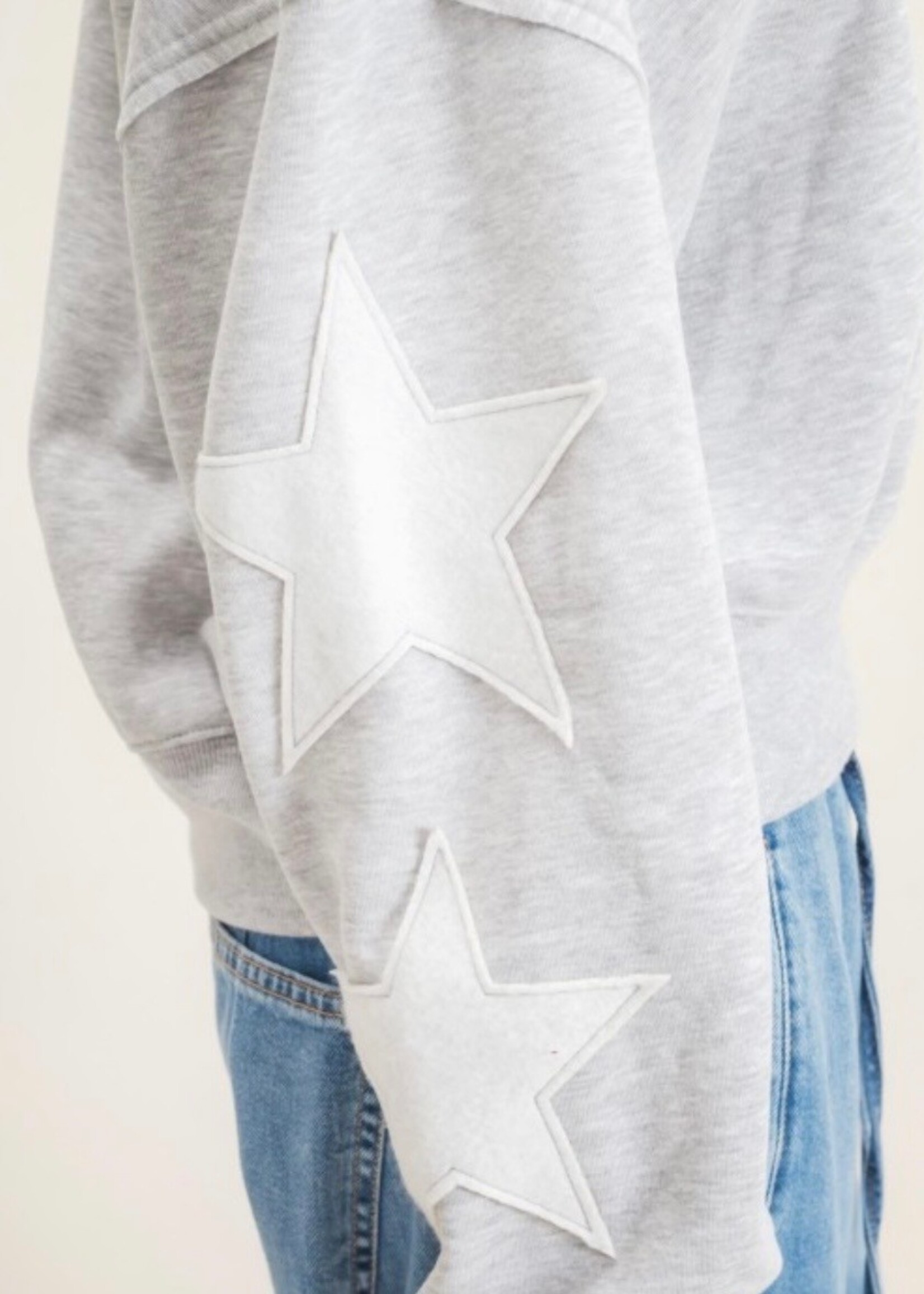 Savina Star Patch Sweatshirt